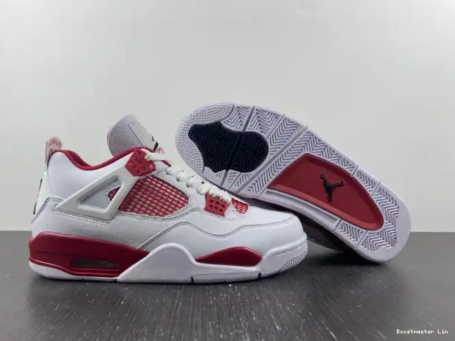 Boostmaster lin Retro Jordan 4 Alternate 89 308497-106 Air 0517